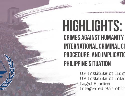 Highlights: UP Forum on the ICC’s Push to Investigate the Philippines for Crimes Against Humanity