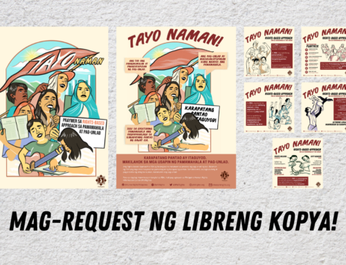 #TayoNaman: Mag-Request ng Libreng Primer, Poster, at Tarpaulin Set tungkol sa RBA (Rights-based Approach) sa Pamamahala at Pag-unlad
